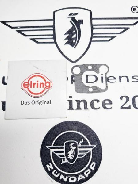 Zündapp Vergaser Deckeldichtung für Bing Typ 17 mit Handchoke - 278-04.977 " Elring - Das Original "